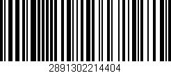 Código de barras (EAN, GTIN, SKU, ISBN): '2891302214404'