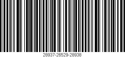 Código de barras (EAN, GTIN, SKU, ISBN): '28937-26529-28938'