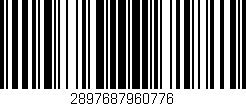 Código de barras (EAN, GTIN, SKU, ISBN): '2897687960776'