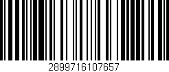 Código de barras (EAN, GTIN, SKU, ISBN): '2899716107657'