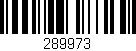 Código de barras (EAN, GTIN, SKU, ISBN): '289973'