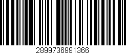 Código de barras (EAN, GTIN, SKU, ISBN): '2899736991366'