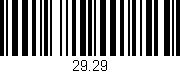 Código de barras (EAN, GTIN, SKU, ISBN): '29.29'