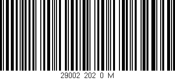 Código de barras (EAN, GTIN, SKU, ISBN): '29002_202_0_M'