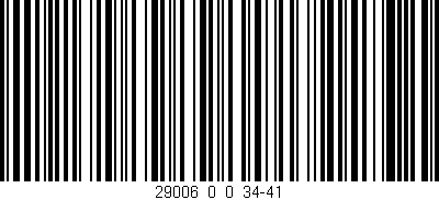 Código de barras (EAN, GTIN, SKU, ISBN): '29006_0_0_34-41'