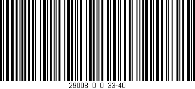 Código de barras (EAN, GTIN, SKU, ISBN): '29008_0_0_33-40'