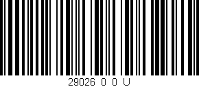 Código de barras (EAN, GTIN, SKU, ISBN): '29026_0_0_U'