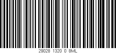 Código de barras (EAN, GTIN, SKU, ISBN): '29028_1320_0_8ML'