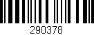 Código de barras (EAN, GTIN, SKU, ISBN): '290378'