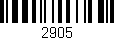 Código de barras (EAN, GTIN, SKU, ISBN): '2905'