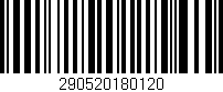 Código de barras (EAN, GTIN, SKU, ISBN): '290520180120'