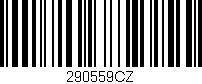 Código de barras (EAN, GTIN, SKU, ISBN): '290559CZ'