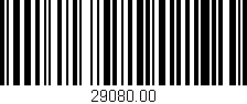 Código de barras (EAN, GTIN, SKU, ISBN): '29080.00'