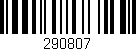 Código de barras (EAN, GTIN, SKU, ISBN): '290807'