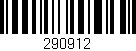 Código de barras (EAN, GTIN, SKU, ISBN): '290912'