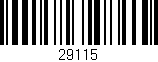 Código de barras (EAN, GTIN, SKU, ISBN): '29115'