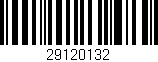 Código de barras (EAN, GTIN, SKU, ISBN): '29120132'