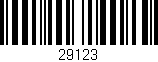Código de barras (EAN, GTIN, SKU, ISBN): '29123'