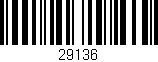 Código de barras (EAN, GTIN, SKU, ISBN): '29136'
