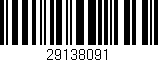 Código de barras (EAN, GTIN, SKU, ISBN): '29138091'