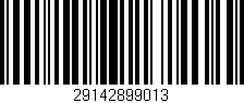 Código de barras (EAN, GTIN, SKU, ISBN): '29142899013'