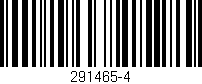 Código de barras (EAN, GTIN, SKU, ISBN): '291465-4'