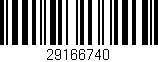 Código de barras (EAN, GTIN, SKU, ISBN): '29166740'