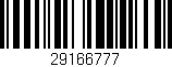 Código de barras (EAN, GTIN, SKU, ISBN): '29166777'