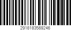 Código de barras (EAN, GTIN, SKU, ISBN): '2918183569246'