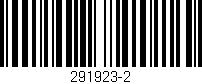 Código de barras (EAN, GTIN, SKU, ISBN): '291923-2'