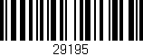 Código de barras (EAN, GTIN, SKU, ISBN): '29195'