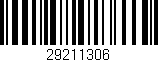 Código de barras (EAN, GTIN, SKU, ISBN): '29211306'