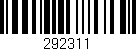 Código de barras (EAN, GTIN, SKU, ISBN): '292311'