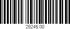 Código de barras (EAN, GTIN, SKU, ISBN): '29246.00'