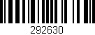 Código de barras (EAN, GTIN, SKU, ISBN): '292630'