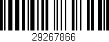 Código de barras (EAN, GTIN, SKU, ISBN): '29267866'