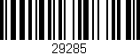 Código de barras (EAN, GTIN, SKU, ISBN): '29285'