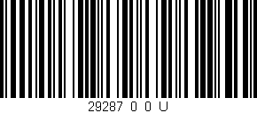 Código de barras (EAN, GTIN, SKU, ISBN): '29287_0_0_U'