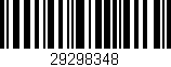 Código de barras (EAN, GTIN, SKU, ISBN): '29298348'