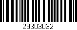 Código de barras (EAN, GTIN, SKU, ISBN): '29303032'