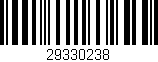 Código de barras (EAN, GTIN, SKU, ISBN): '29330238'