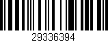 Código de barras (EAN, GTIN, SKU, ISBN): '29336394'