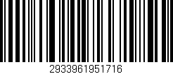 Código de barras (EAN, GTIN, SKU, ISBN): '2933961951716'