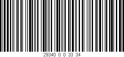 Código de barras (EAN, GTIN, SKU, ISBN): '29340_0_0_33/34'