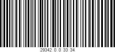 Código de barras (EAN, GTIN, SKU, ISBN): '29342_0_0_33/34'