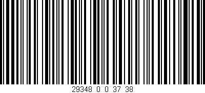 Código de barras (EAN, GTIN, SKU, ISBN): '29348_0_0_37/38'