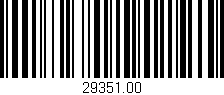 Código de barras (EAN, GTIN, SKU, ISBN): '29351.00'