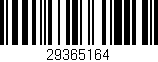 Código de barras (EAN, GTIN, SKU, ISBN): '29365164'