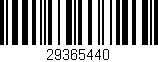 Código de barras (EAN, GTIN, SKU, ISBN): '29365440'