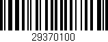 Código de barras (EAN, GTIN, SKU, ISBN): '29370100'